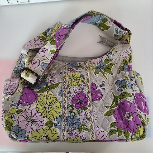 Vera Bradley Sophie Bag in Gray Orchid Pattern - Picture 1 of 11